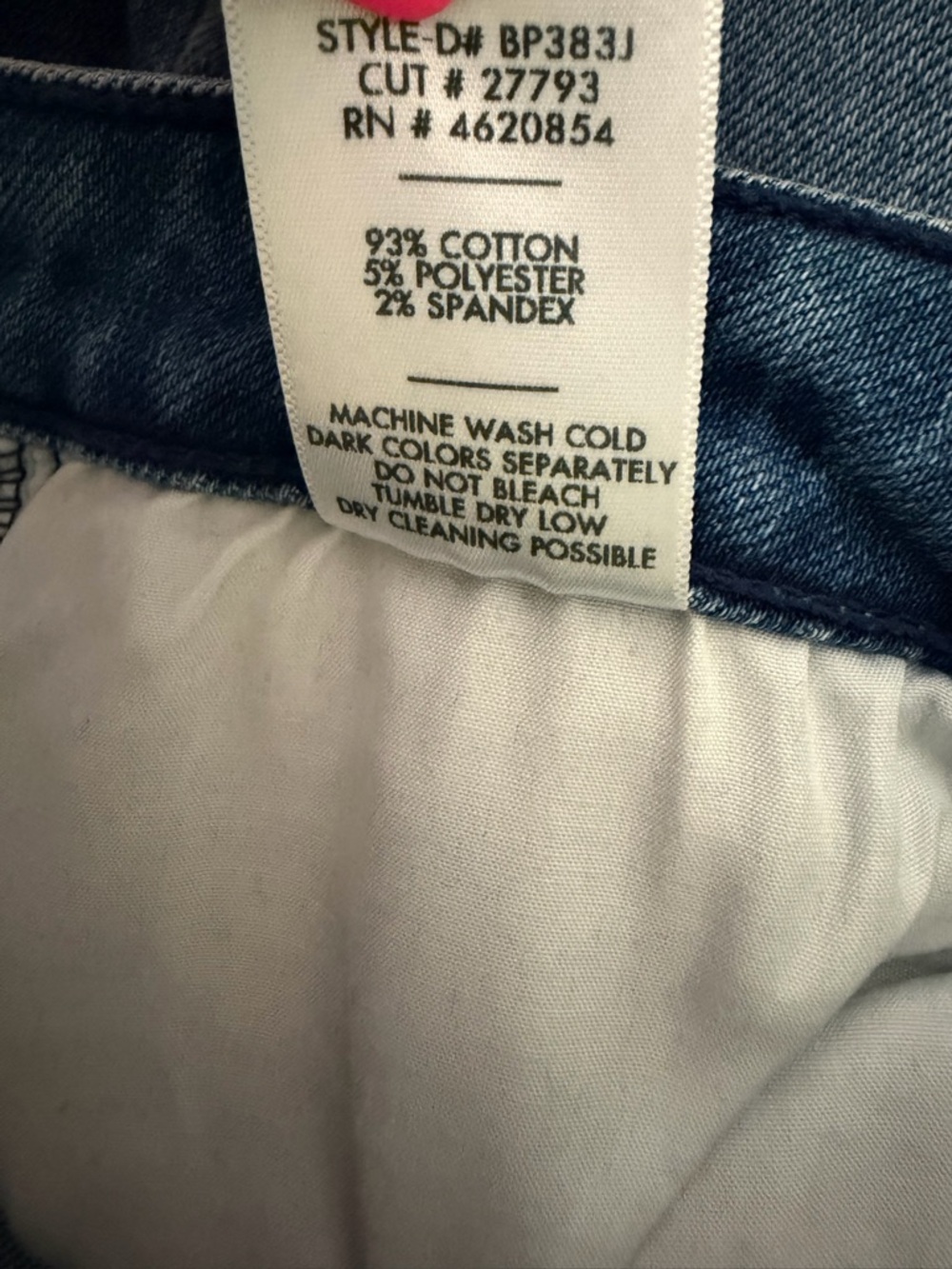 Just Black Medium Blue High-Rise Flare Jeans size 27 - Picture 6 of 6